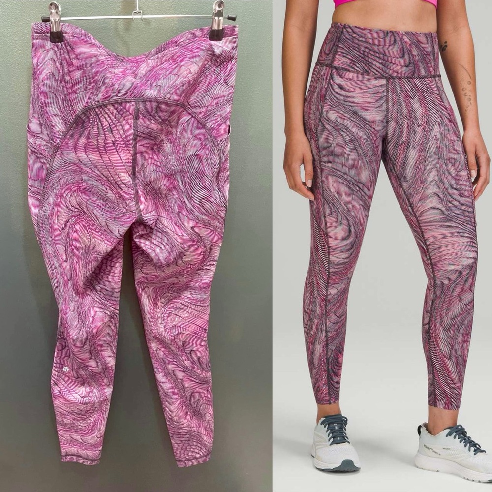 Lululemon Fast and Free High-Rise Reflective Tight 25"